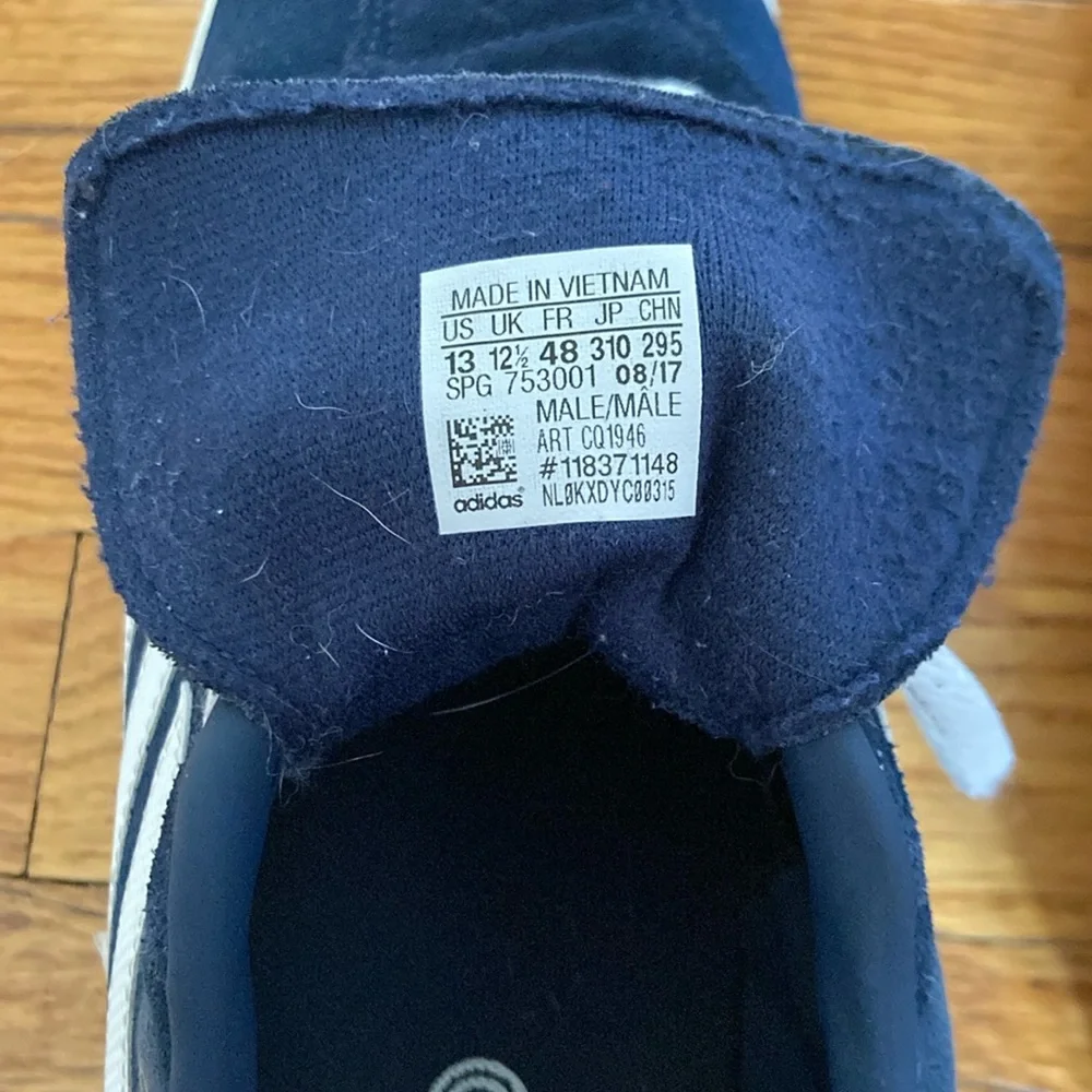 Men’s Adidas Copa Super Collegiate Navy Gum Sneaker Size 13